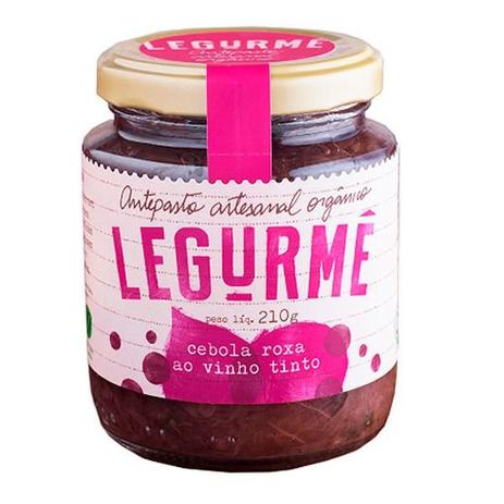 Antepasto Orgânico de Cebola Roxa ao Vinho Tinto - Legurme é boa?