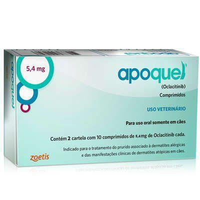 Menor preço em Anti Coceira Apoquel 5,4 Mg Com 20 Comprimidos - Zoetis