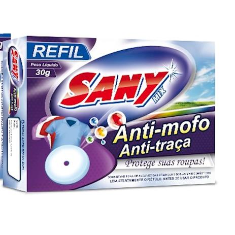 Anti-mofo sany refil cx c/48 unidades Menor preço em Anti-mofo sany refil cx c/48 unidades