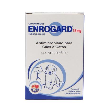 Antimicrobiano Enrogard Labgard 15mg p/ Cães e Gatos c/10 Comprimidos Menor preço em Antimicrobiano Enrogard Labgard 15mg p/ Cães e Gatos c/10 Comprimidos