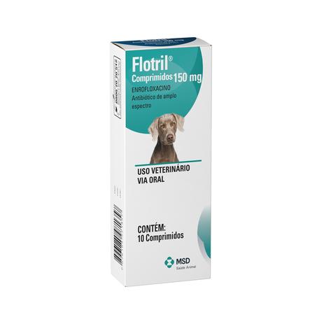 Antimicrobiano MSD Flotril 150mg 10 Comprimidos Menor preço em Antimicrobiano MSD Flotril 150mg 10 Comprimidos