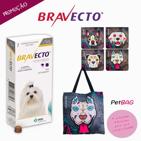Antipulgas e Carrapatos Bravecto 112,5mg Para Cães 2 à 4,5kg Com Brinde Ecobag - Msd Menor preço em Antipulgas e Carrapatos Bravecto 112,5mg Para Cães 2 à 4,5kg Com Brinde Ecobag - Msd