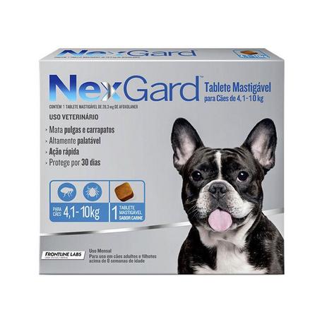 Antipulgas e Carrapatos Nexgard para Cães de 4 a 10kg - Merial - Boehringer Ingelheim Menor preço em Antipulgas e Carrapatos Nexgard para Cães de 4 a 10kg - Merial - Boehringer Ingelheim