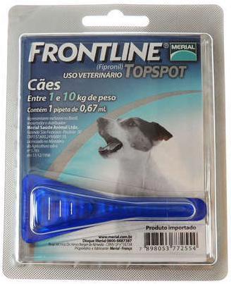 Antipulgas Frontline Topspot 1 a 10KG-UN - Merial é ruim? Antipulgas Frontline Topspot 1 a 10KG-UN - Merial é boa?