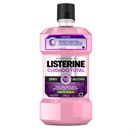 Antisséptico Bucal Listerine Cuidado Total Zero 500ml é boa?