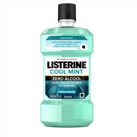 Antisséptico Bucal Listerine Zero 250ml Menor preço em Antisséptico Bucal Listerine Zero 250ml