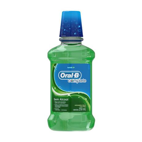 Antisséptico Bucal Oral-B Complete Hortelã 250ml - Oral -b Menor preço em Antisséptico Bucal Oral-B Complete Hortelã 250ml - Oral -b
