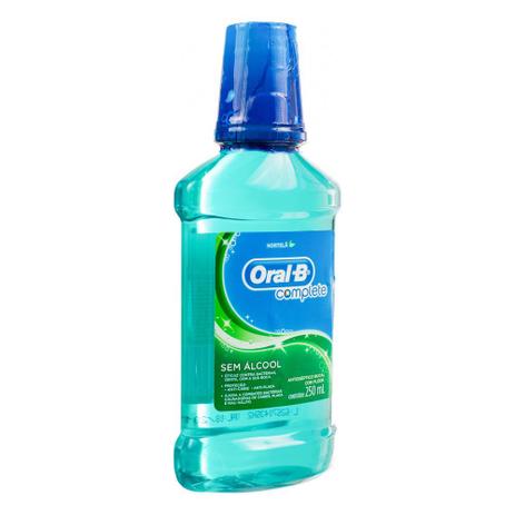 Antisséptico Bucal Oral B Complete Menta - 250ml Menor preço em Antisséptico Bucal Oral B Complete Menta - 250ml