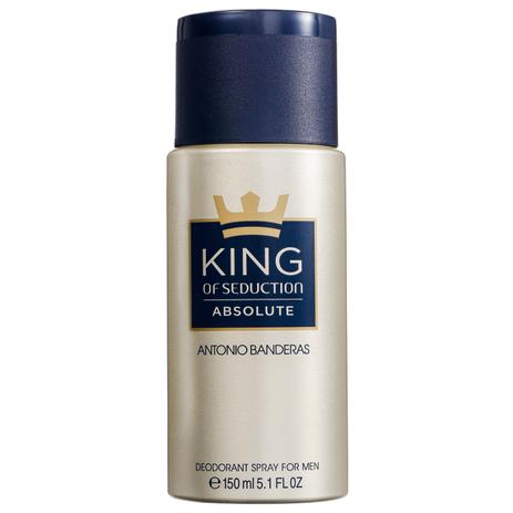 Antonio Banderas Seduction King of Absolute - Desodorante Masculino 150ml Menor preço em Antonio Banderas Seduction King of Absolute - Desodorante Masculino 150ml