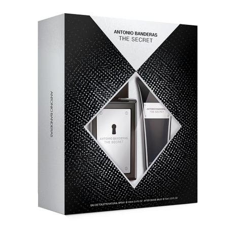 Antonio Banderas The Secret Kit - Perfume masculino + loção pós barba Menor preço em Antonio Banderas The Secret Kit - Perfume masculino + loção pós barba