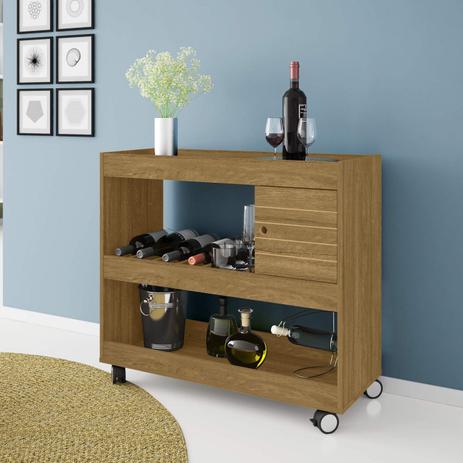 Aparador Bar com Adega Cristal 1 Porta Decor Móveis Bechara Cinamomo é boa?