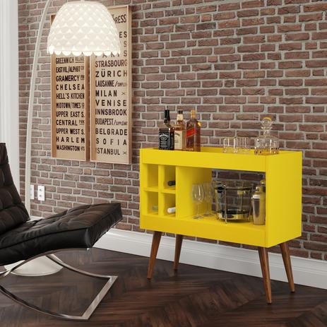 Aparador bar com adega laguna - amarelo - Rpm móveis é boa?