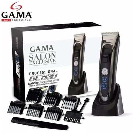 Aparador Barbeador Profissional Gama Gc830 Lamina Titanium Menor preço em Aparador Barbeador Profissional Gama Gc830 Lamina Titanium