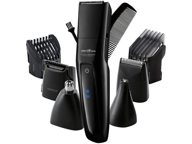 Aparador de Pelos Britânia Multigroom BAP03 - 7 em 1 1 Velocidade com Acessórios