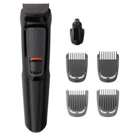 Aparador de Pelos Philips MG3711/15, 6 em 1, Preto - Bivolt Menor preço em Aparador de Pelos Philips MG3711/15, 6 em 1, Preto - Bivolt