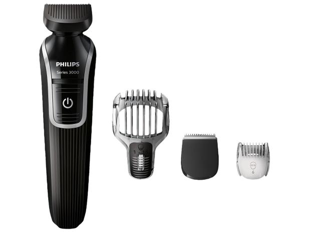 Aparador de Pelos Philips Series 3000 Multigroom - Função 4 em 1 Seco e Molhado