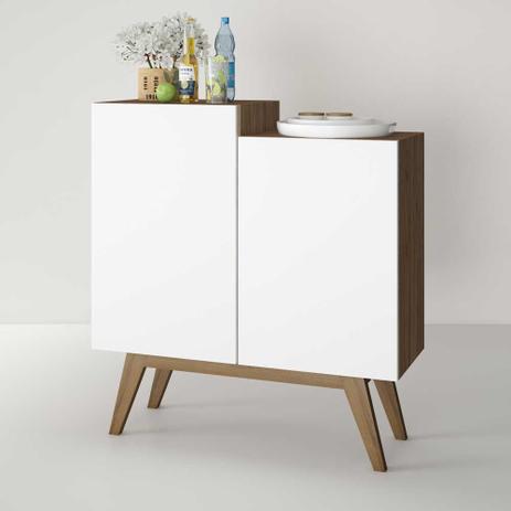 Aparador Modern 2 Portas Br87_br Branco - Estilare móveis Menor preço em Aparador Modern 2 Portas Br87_br Branco - Estilare móveis