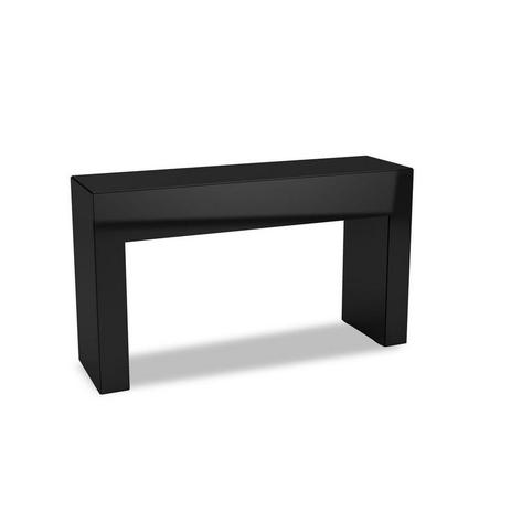 Aparador P/ Sala/Escritório 100 MDF - Preto Brilho - Dalla costa Menor preço em Aparador P/ Sala/Escritório 100 MDF - Preto Brilho - Dalla costa