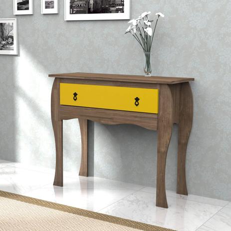 Menor preço em Aparador Rústico 1 Gaveta Móveis Meneghetti Envelhecido/Amarelo