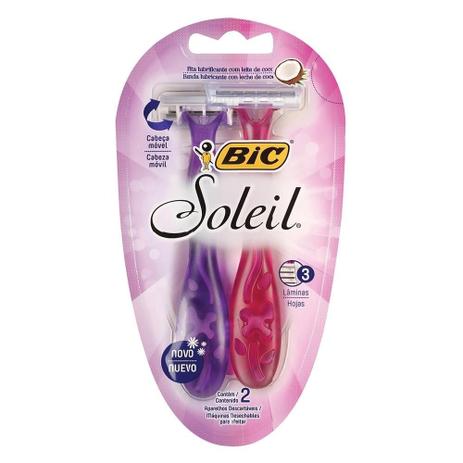 Aparelho Bic Soleil Feminino Corpo Rosa E Roxo - 12 pacotes c/ 2 unidades Menor preço em Aparelho Bic Soleil Feminino Corpo Rosa E Roxo - 12 pacotes c/ 2 unidades