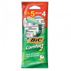 Aparelho de Barbear Bic Comfort2 5 Unidades Menor preço em Aparelho de Barbear Bic Comfort2 5 Unidades