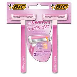 Aparelho de barbear Bic Confort Twin Women com 2 unidades Menor preço em Aparelho de barbear Bic Confort Twin Women com 2 unidades