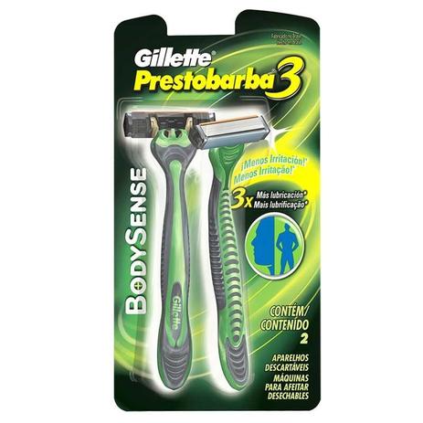 Aparelho De Barbear Prestobarba 3 Bodysense Com 2 Unidades - Gillette é boa?