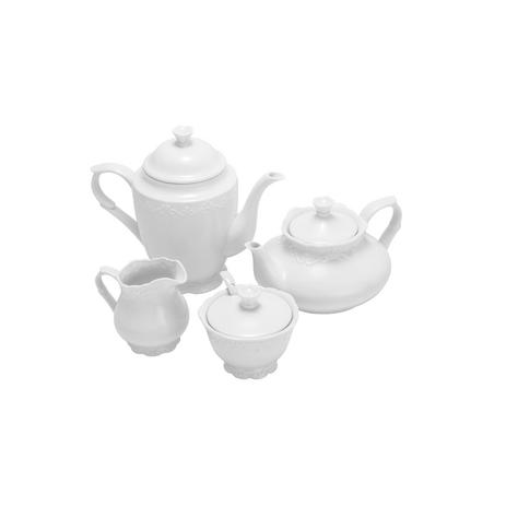 Aparelho de Chá em Porcelana Alto Relevo 4 Peças Wolff - Rojemac é ruim? Aparelho de Chá em Porcelana Alto Relevo 4 Peças Wolff - Rojemac é boa?