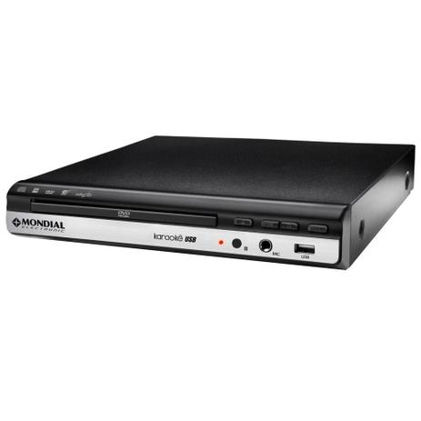 Aparelho de DVD Mondial D-15 USB MP3 Karaoke Menor preço em Aparelho de DVD Mondial D-15 USB MP3 Karaoke