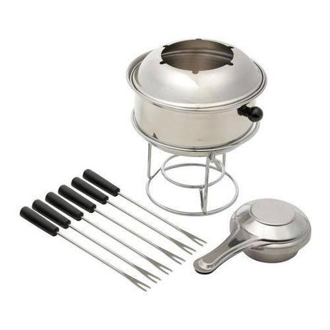 Aparelho de Fondue 10 Peças de Aço Inox Nancy 66875 Lyor Menor preço em Aparelho de Fondue 10 Peças de Aço Inox Nancy 66875 Lyor