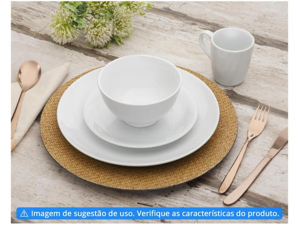 Aparelho de Jantar 16 Peças Schmidt Porcelana – Redondo Branco Universal