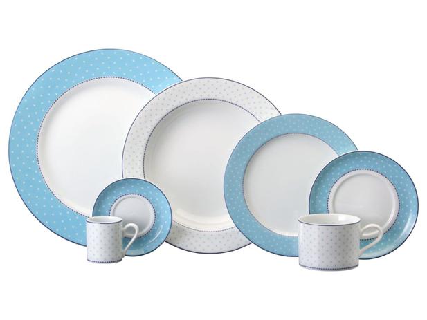 Aparelho de Jantar Chá Café 42 Peças Schmidt - Porcelana Redondo Colorido Maitê Menor preço em Aparelho de Jantar Chá Café 42 Peças Schmidt - Porcelana Redondo Colorido Maitê