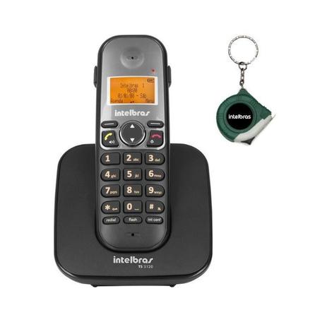 Aparelho de Telefone Fixo Sem Fio com bina Ts 5120 Intelbras Menor preço em Aparelho de Telefone Fixo Sem Fio com bina Ts 5120 Intelbras