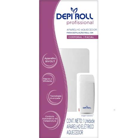 Aparelho Depilatório DepiRoll Roll-On Branco - Bivolt - Depi roll Menor preço em Aparelho Depilatório DepiRoll Roll-On Branco - Bivolt - Depi roll