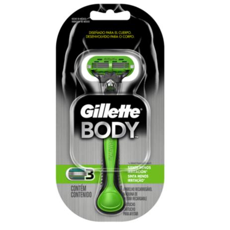 Aparelho depilatório gillette body c/1 - Sem marca Menor preço em Aparelho depilatório gillette body c/1 - Sem marca