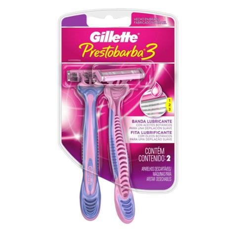 Aparelho depilatório gillette prestobarba c/2 prestobarba3 feminino unit - Gilete prestobarba Menor preço em Aparelho depilatório gillette prestobarba c/2 prestobarba3 feminino unit - Gilete prestobarba