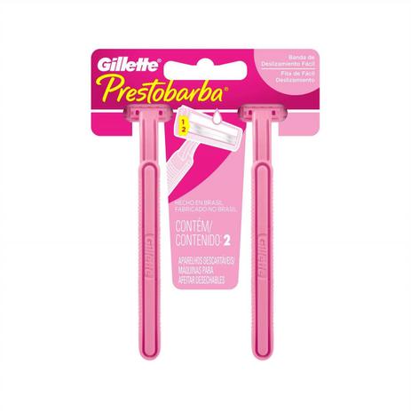Aparelho depilatório gillette prestobarba c/2 regular - Sem marca Menor preço em Aparelho depilatório gillette prestobarba c/2 regular - Sem marca