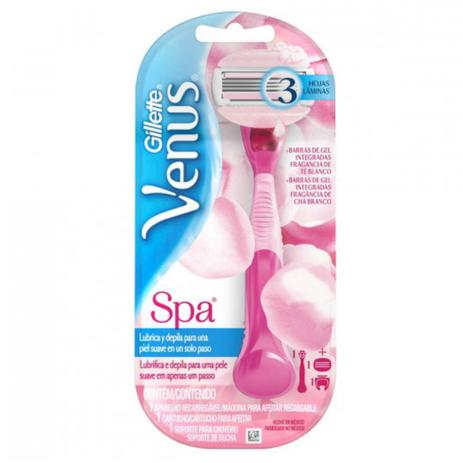 Aparelho depilatório gillette venus 3 spa razor - Sem marca Menor preço em Aparelho depilatório gillette venus 3 spa razor - Sem marca
