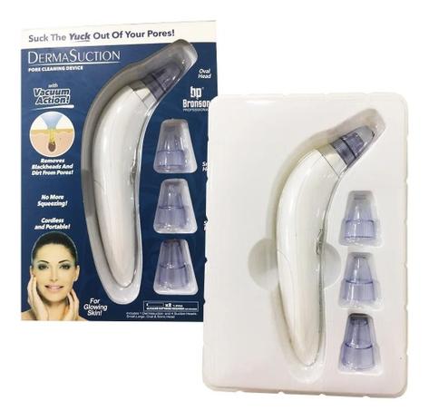 Aparelho Extrator Removedor Tira Espinhas Cravos Sucção DermaSuction - Derma Suction Menor preço em Aparelho Extrator Removedor Tira Espinhas Cravos Sucção DermaSuction - Derma Suction