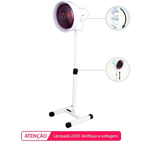 Aparelho Infravermelho Articulável + Lâmpada Fisioterapia 220V Philips 46745-4012 - Vagalumy Menor preço em Aparelho Infravermelho Articulável + Lâmpada Fisioterapia 220V Philips 46745-4012 - Vagalumy