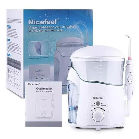 Aparelho Irrigador Limpador Pro Oral Bucal Família- Nicefeel Tensão Ac 100 240v Bivolt Menor preço em Aparelho Irrigador Limpador Pro Oral Bucal Família- Nicefeel Tensão Ac 100 240v Bivolt