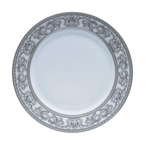 Aparelho Jantar Wolff Super White 42 Peças Porcelana Branco/Cinza Menor preço em Aparelho Jantar Wolff Super White 42 Peças Porcelana Branco/Cinza