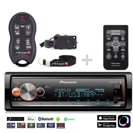 Aparelho Som Usb Pioneer Mixtrax Mvh-x300br + Controle 500mt Menor preço em Aparelho Som Usb Pioneer Mixtrax Mvh-x300br + Controle 500mt