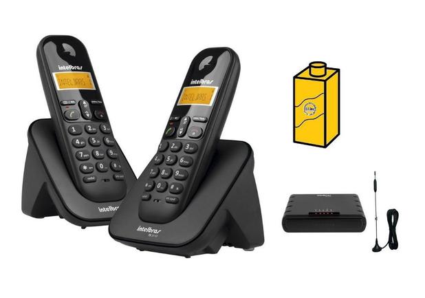 Aparelho Telefone Fixo sem fio com ramal TS 3112 Intelbras Menor preço em Aparelho Telefone Fixo sem fio com ramal TS 3112 Intelbras