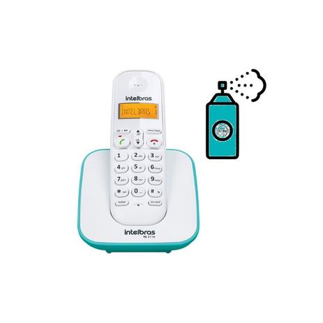 Aparelho Telefone Fixo sem fio digital Com Bina Azul claro - Intelbras Menor preço em Aparelho Telefone Fixo sem fio digital Com Bina Azul claro - Intelbras