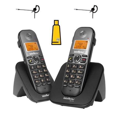 Aparelho Telefone Fixo sem fio ramal TS 5122 Bina 2 Headset - Intelbras Menor preço em Aparelho Telefone Fixo sem fio ramal TS 5122 Bina 2 Headset - Intelbras
