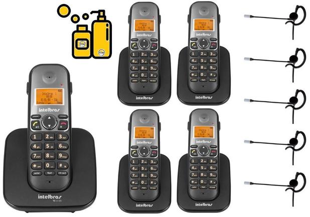 Aparelho Telefone Fixo sem fio TS 5120 Bina 4 Ramal Headset - Intelbras é boa?