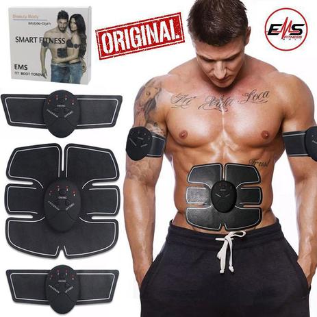 Aparelho Tonificador Muscular Estimulador Abdominal Elétrico Original Smart Fitness Ems Fit Control Braço Perna Bíceps - Leffa Shop Menor preço em Aparelho Tonificador Muscular Estimulador Abdominal Elétrico Original Smart Fitness Ems Fit Control Braço Perna Bíceps - Leffa Shop