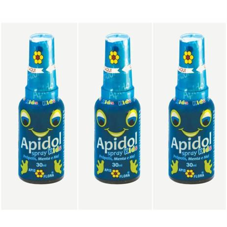 Apis Flora Apidol Kids Spray Bucal Menta 30ml (Kit C/03) Menor preço em Apis Flora Apidol Kids Spray Bucal Menta 30ml (Kit C/03)