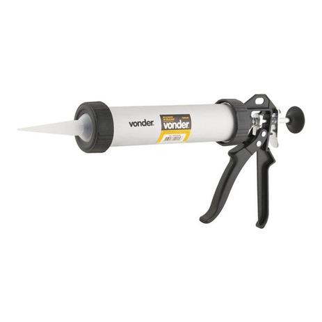 Aplicador de Silicone Tubular Alumínio Cinza Vonder Menor preço em Aplicador de Silicone Tubular Alumínio Cinza Vonder